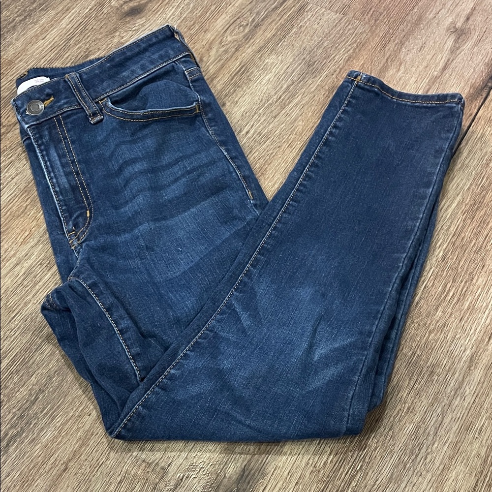 SO Dark Blue Ankle Jeans